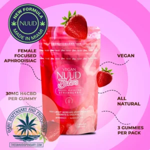 Nuud Aphrodisiac Infused Sex Gummies For Women – 90MG