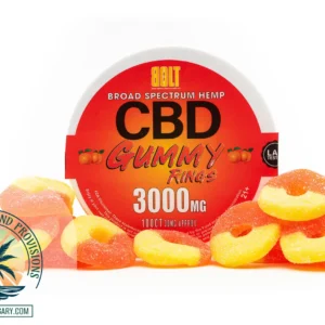 Bolt Peach Ring CBD Gummies – 3000 MG