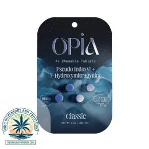 Opia Chewable Kratom Tabs – 80 MG Pseudo Indoxyl + 7-Hydroxymitragynine