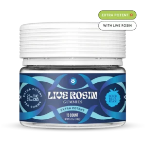 Shifters High – Sour Blue Razz Live Rosin Delta 9 Gummies