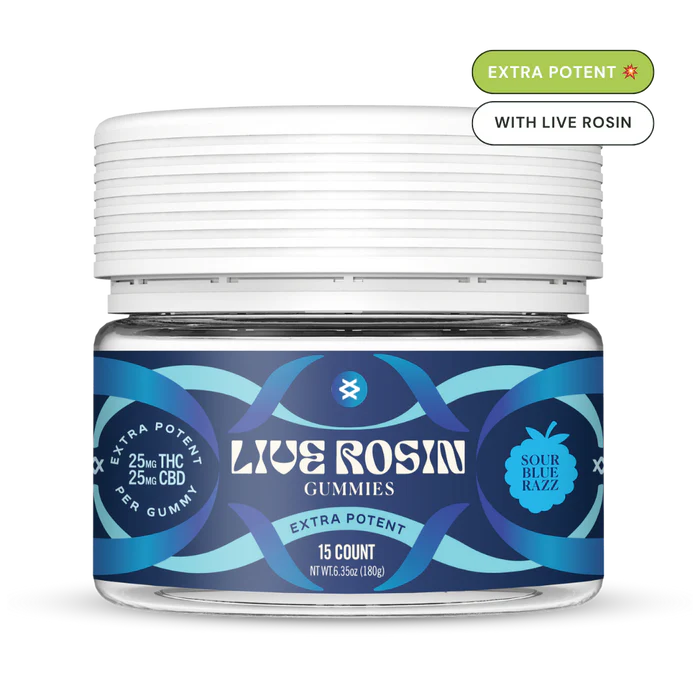Shifters High – Sour Blue Razz Live Rosin Delta 9 Gummies
