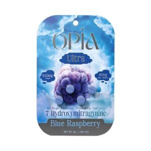 OPiA Ultra 7OH Kratom Extract Tablets – Blue Raspberry 240mg (4ct)