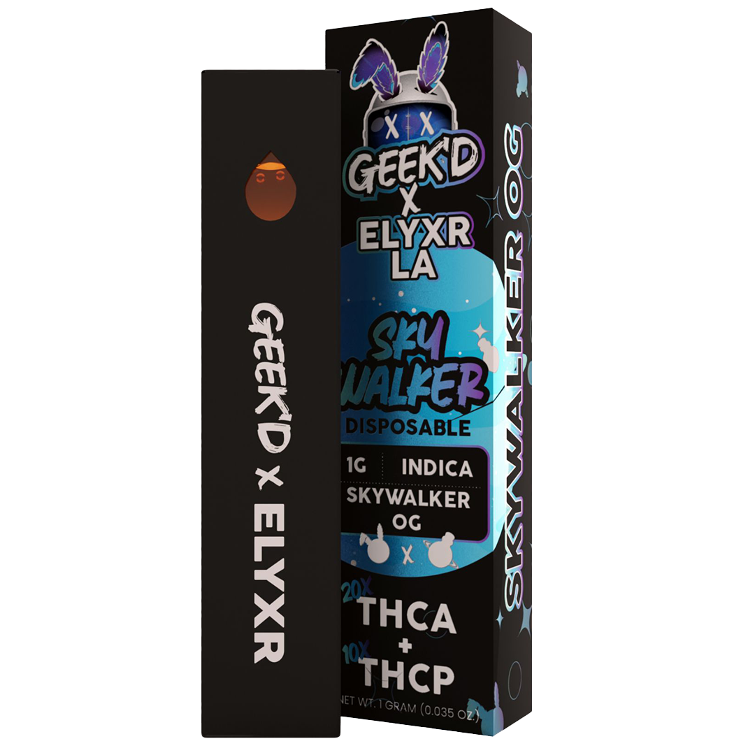 GEEK’D X ELYXR LA – THCA+THCP 1-GRAM DISPOSABLE