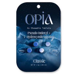 Opia Chewable Kratom Tabs – 80 MG Pseudo Indoxyl + 7-Hydroxymitragynine