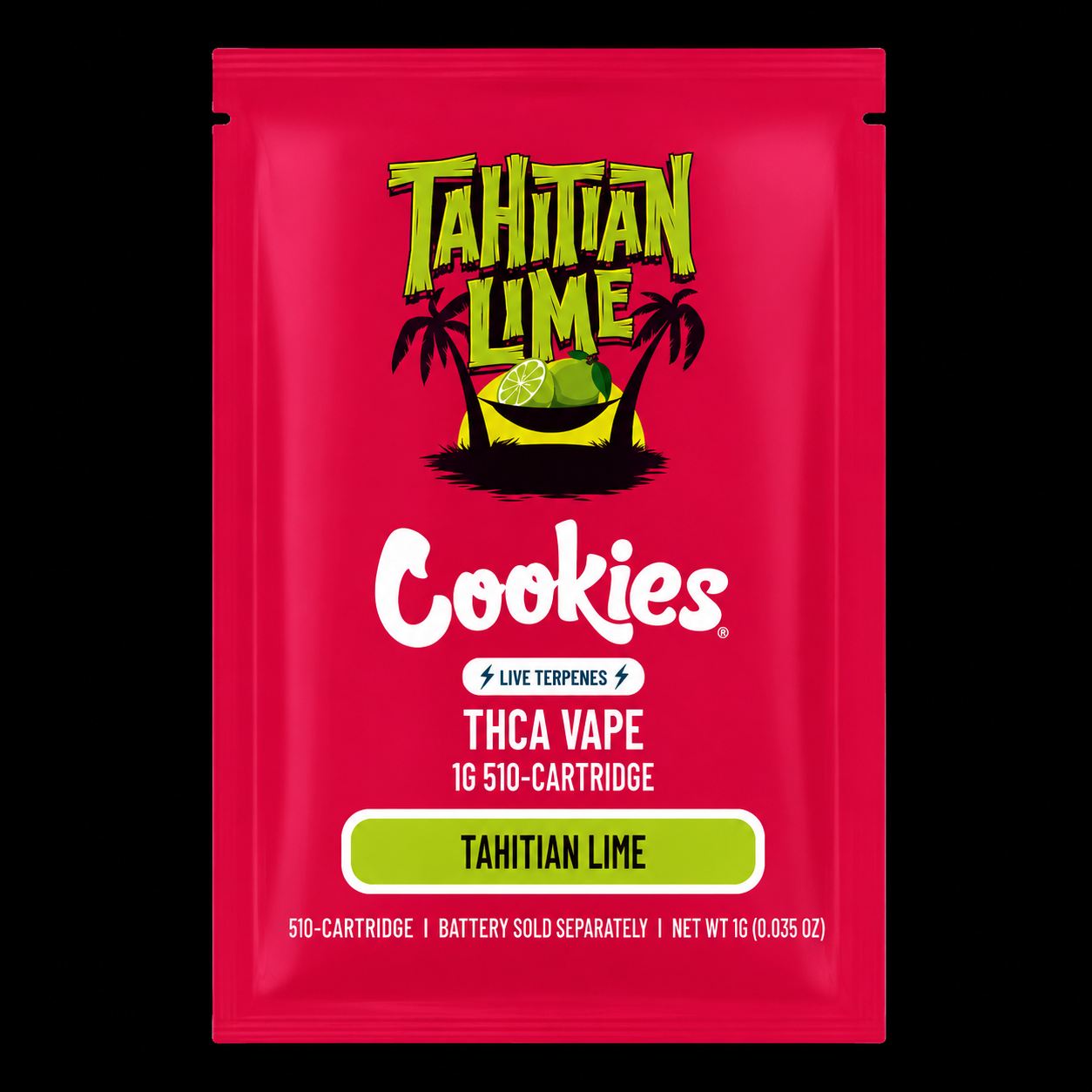 Cookies 510 Thread Screw on THCA Cartridge – 1 Gram