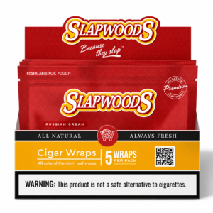 Slapwoods Luxury Precut Tobacco Leaf – 5 Pack