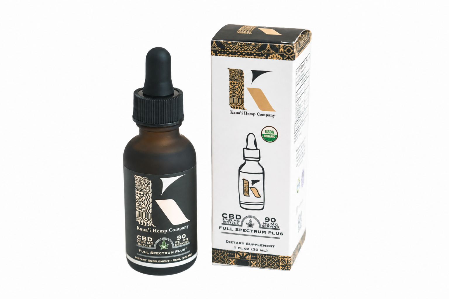Kauai Hemp Company Full Spectrum+ Tincture – 2700MG CBD