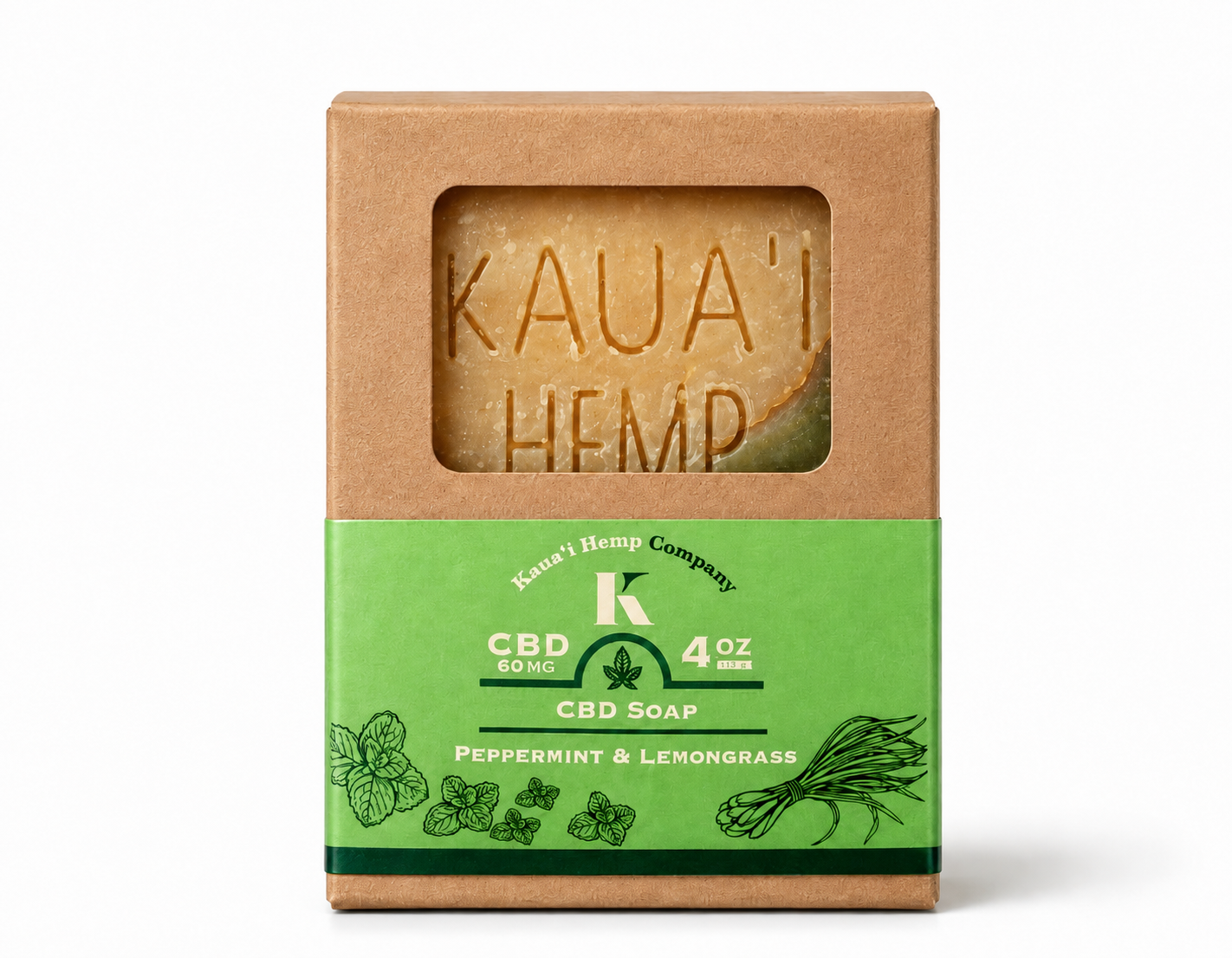 Kauai Hemp Company Rejuvenating Bar Soap – 60MG CBD